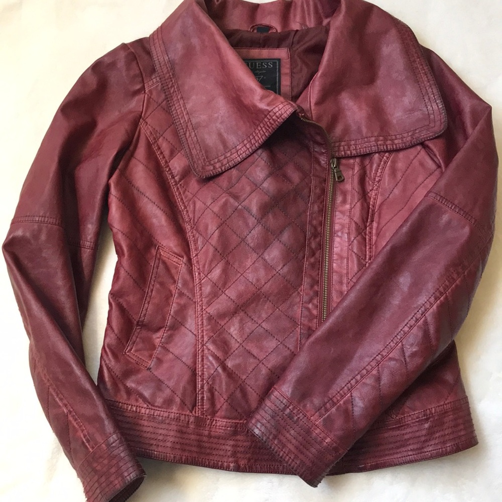 Guess leather jacket